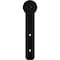 Ekena Millwork Economy Straight Strap Silent Roller Hanger w/ Bolts for Barn Door for 1 3/8" to 1 3/4" Doors, Black GB6008RBL - alternate 2